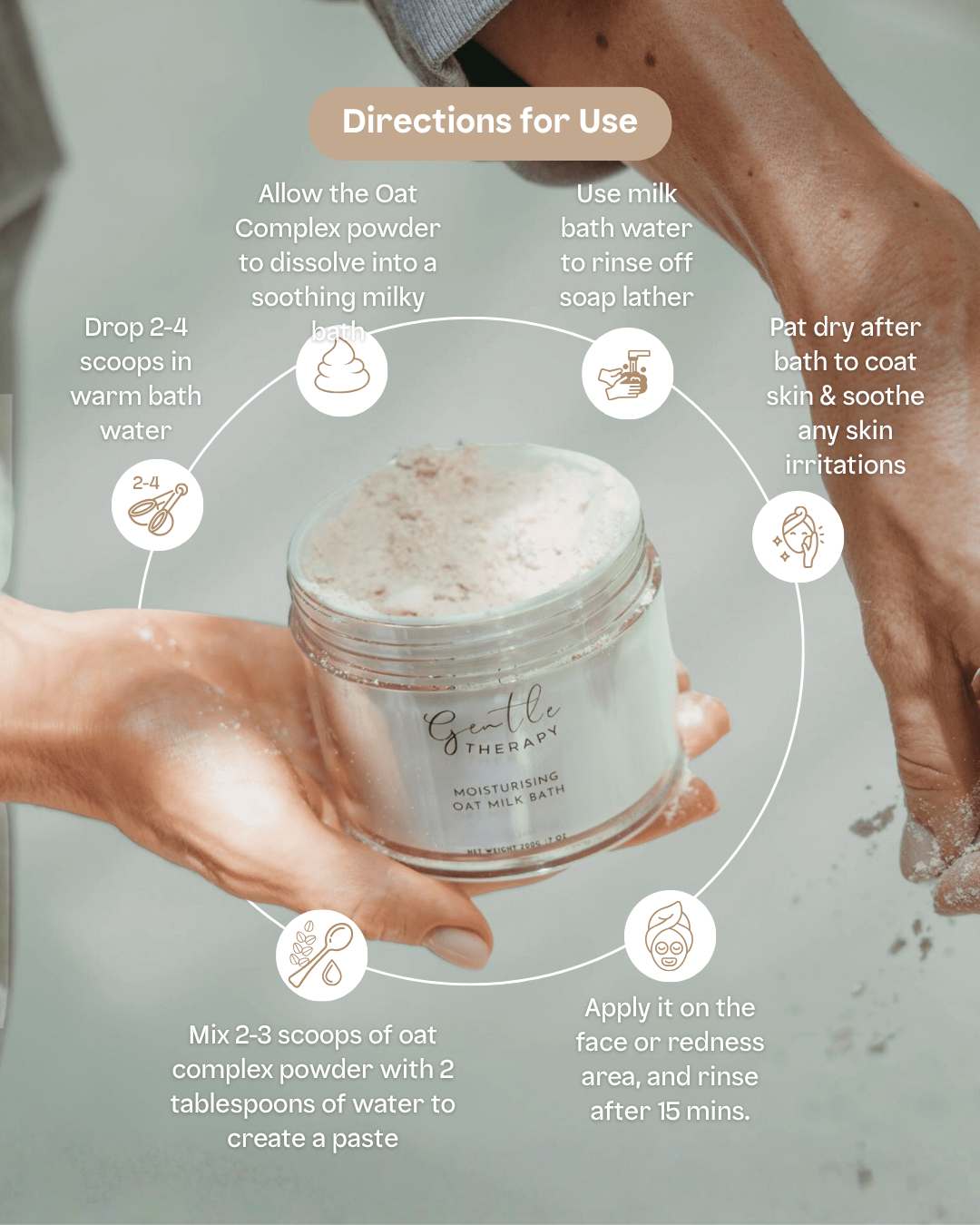 Moisturizing Organic Oat Milk Bath